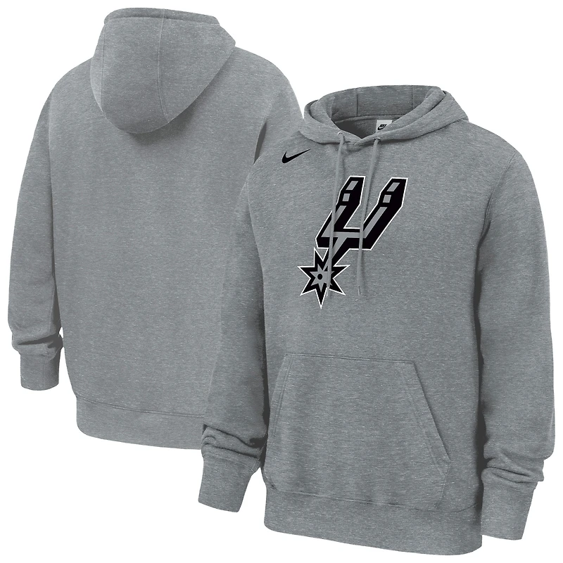 Men's Nike Gray San Antonio Spurs Core Club Fleece Hoodie