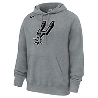 Men's Nike Gray San Antonio Spurs Core Club Fleece Hoodie