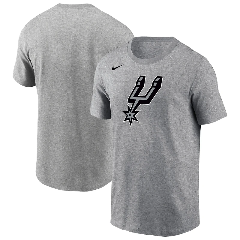 Men's Nike Gray San Antonio Spurs Logo Core T-Shirt