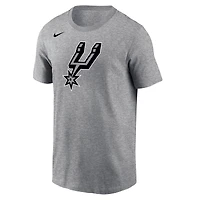 Men's Nike Gray San Antonio Spurs Logo Core T-Shirt
