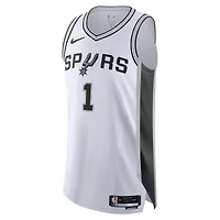 Maillot authentique Nike Victor Wembanyama pour homme, blanc, San Antonio Spurs - Édition Association