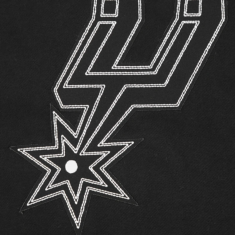 Men's Pro Standard Black San Antonio Spurs Paint the City Drop Shoulder Sweatshirt