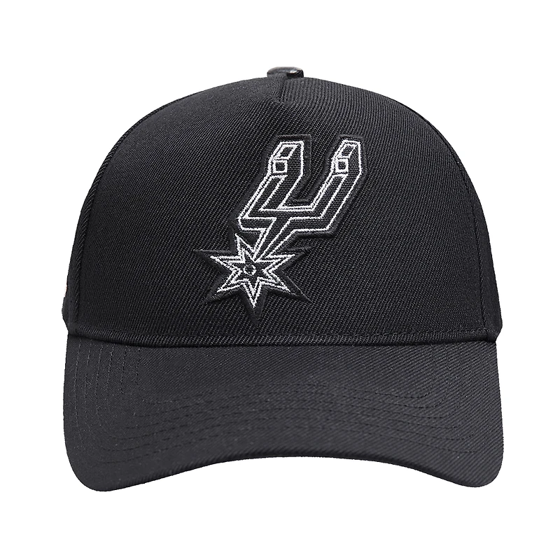 Men's Pro Standard Black San Antonio Spurs Paint the City Pinch Front Snapback Hat