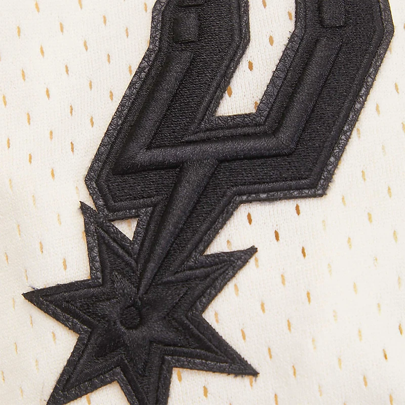 Haut boutonné en maille triple ton sur Pro Standard Victor Wembanyama San Antonio Spurs pour hommes