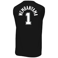 Men's Profile Victor Wembanyama Black San Antonio Spurs Big & Tall Player Muscle Tank