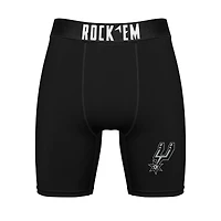 Men's Rock Em Socks San Antonio Spurs Primary Crew & Boxer Briefs Combo Pack