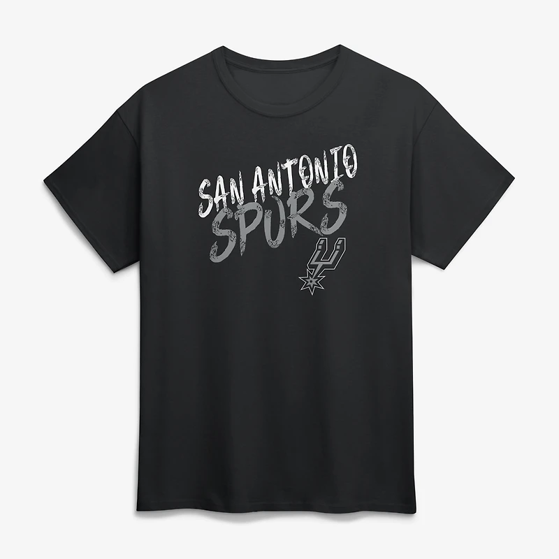 T-shirt noir Victor Wembanyama San Antonio Spurs Hustle pour homme, avec nom et numéro