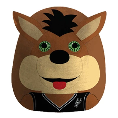 Coussin en peluche mascotte Pegasus San Antonio Spurs avec fonctionnalités