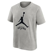 Jordan Brand Argent San Antonio Spurs T-shirt essentiel Jumpman pour enfants d'âge préscolaire