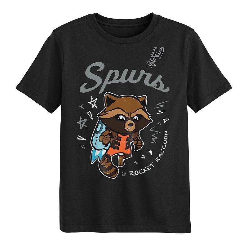 Preschool San Antonio Spurs Two-Piece Guardians Of The Galaxy T-Shirt Set