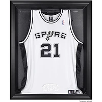 Vitrine de présentation du maillot avec logo de l'équipe des San Antonio Spurs (2002-2017) encadré noir