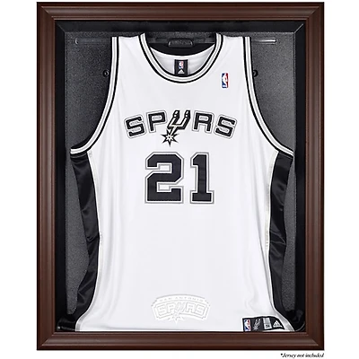 Vitrine de présentation de maillots encadrés marron des San Antonio Spurs (2002-2017)