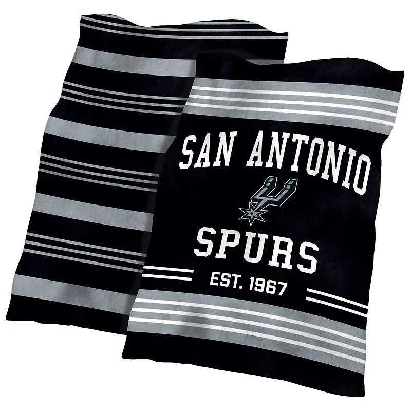 Couverture en peluche colorblock San Antonio Spurs 60'' x 70''