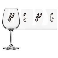 San Antonio Spurs Logo 12oz. Stemmed Wine Glass