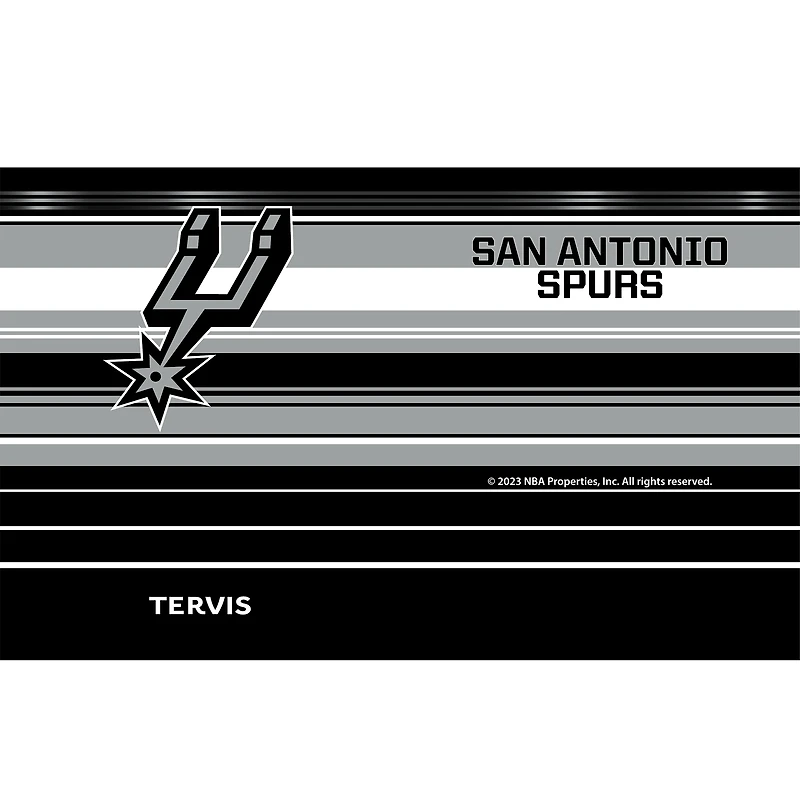 Tervis San Antonio Spurs 20oz. Gobelet en acier inoxydable à rayures Hype