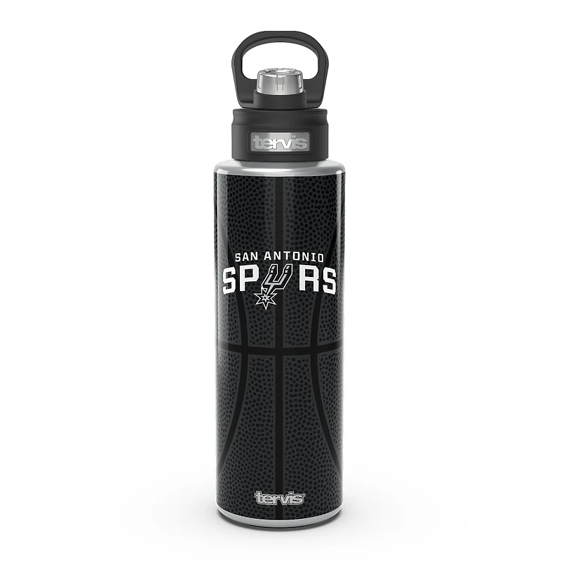Tervis San Antonio Spurs 40oz. Bouteille d'eau en cuir à large goulot