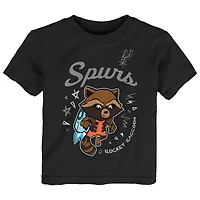 Ensemble t-shirt deux pièces pour tout-petits Heather Gray San Antonio Spurs Les Gardiens de la Galaxie