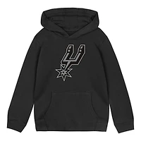 Sweat à capuche noir Outerstuff pour tout-petits, logo principal des San Antonio Spurs