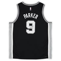 Tony Parker San Antonio Spurs Autographed Black Nike Icon Swingman Jersey