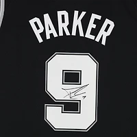 Tony Parker San Antonio Spurs Autographed Black Nike Icon Swingman Jersey