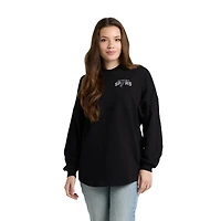 T-shirt unisexe à manches longues Fanatics Black San Antonio Spurs Spirit Jersey