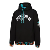 Unisex Mitchell & Ness Black San Antonio Spurs Vintage Heavyweight Hoodie