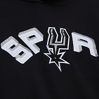 Unisex Mitchell & Ness Black San Antonio Spurs Vintage Heavyweight Hoodie