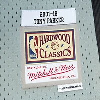 Unisexe Mitchell & Ness Tony Parker gris San Antonio Spurs Hall of Fame Class 2023 Throwback Swingman Jersey
