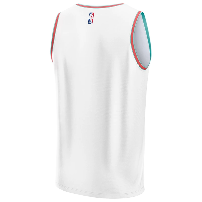 Maillot Unisex NBA & KidSuper Studios by Fanatics Blanc San Antonio Spurs Hometown