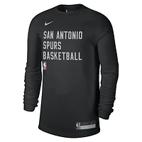 Unisex Nike Black San Antonio Spurs 2023/24 Legend On-Court Practice Long Sleeve T-Shirt