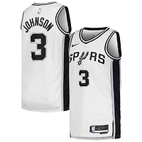 Maillot San Antonio Spurs Swingman Nike Keldon Johnson Blanc Unisexe - Association Edition