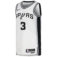 Maillot San Antonio Spurs Swingman Nike Keldon Johnson Blanc Unisexe - Association Edition