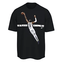 Unisex Nike Victor Wembanyama Black San Antonio Spurs 2025-26 NBA Defensive Player of the Year T-Shirt