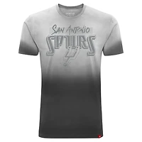 Unisex Sportiqe Black San Antonio Spurs Bingham Sun-Fade T-Shirt