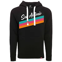 Unisex Sportiqe Black San Antonio Spurs Olsen Logo Tri-Blend Hoodie