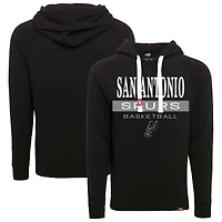 Unisex Sportiqe Black San Antonio Spurs Olsen Russell Tri-Blend Hoodie