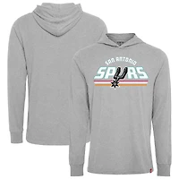 Unisex Sportiqe Silver San Antonio Spurs Solano Duncan Hoodie