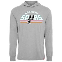 Sweat à capuche unisexe Sportiqe argenté San Antonio Spurs Solano Duncan