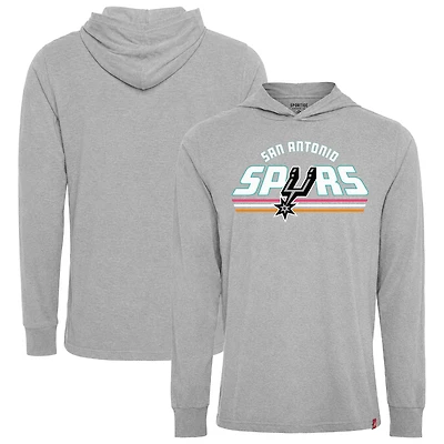 Unisex Sportiqe Silver San Antonio Spurs Solano Duncan Hoodie