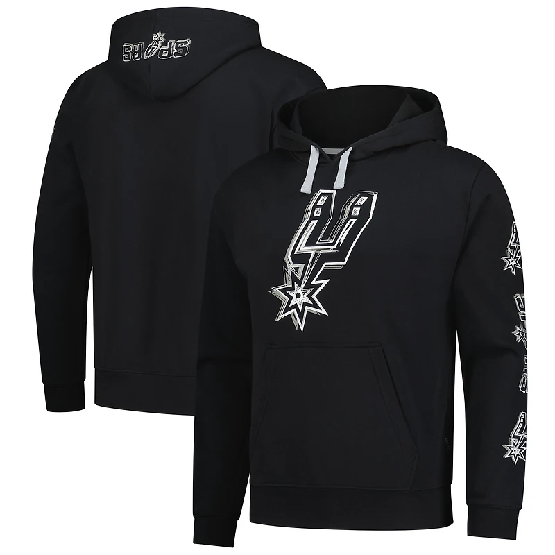 Sweat à capuche unisexe Stadium Essentials noir San Antonio Spurs Elementized