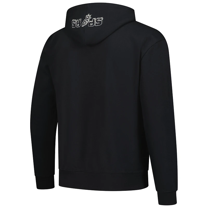 Sweat à capuche unisexe Stadium Essentials noir San Antonio Spurs Elementized