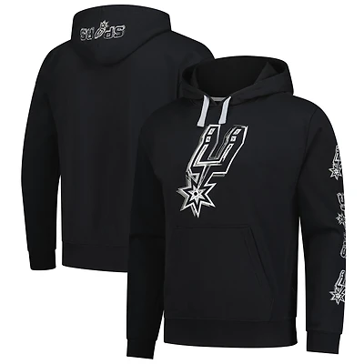 Sweat à capuche unisexe Stadium Essentials noir San Antonio Spurs Elementized