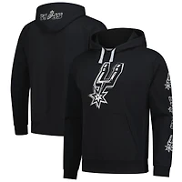 Sweat à capuche unisexe Stadium Essentials noir San Antonio Spurs Elementized