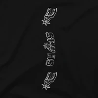 Sweat à capuche unisexe Stadium Essentials noir San Antonio Spurs Elementized Ride