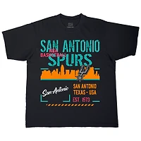 T-shirt unisexe Stadium Essentials noir San Antonio Spurs Hideout Boxy