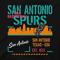 Unisex Stadium Essentials Black San Antonio Spurs Hideout Boxy T-Shirt