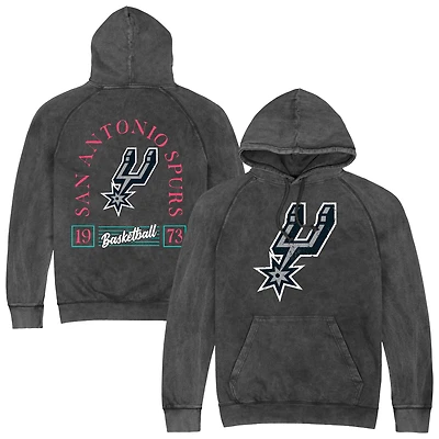 Sweat à capuche vintage unisexe Stadium Essentials noir San Antonio Spurs Laylow