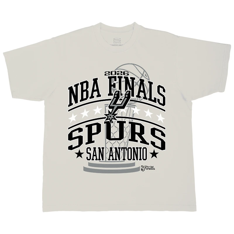 Unisex Stadium Essentials Cream San Antonio Spurs 2026 NBA Finals No Regrets Urban T-Shirt