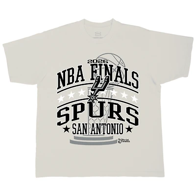 Unisex Stadium Essentials Cream San Antonio Spurs 2026 NBA Finals No Regrets Urban T-Shirt