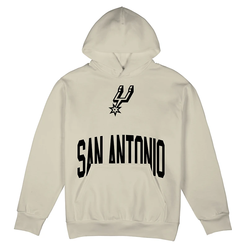 Unisex Stadium Essentials  Cream San Antonio Spurs Surrender Hoodie